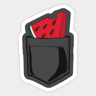 Pocket Watermelon Sticker